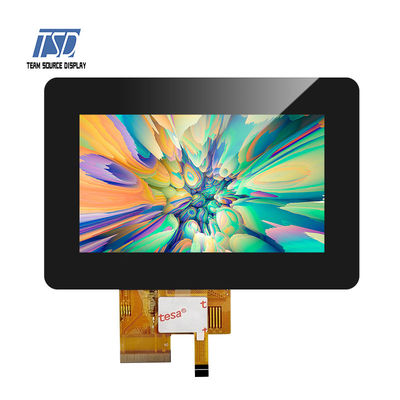 Esposizione dell'interfaccia 280nits TFT LCD di RGB con risoluzione a 4,3 pollici 480x272 di PCT