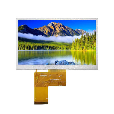 Display LCD orizzontale a 5 pollici ST7252 IC 300nits per dispositivo industriale