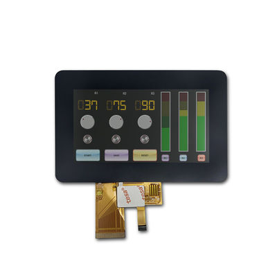 Esposizione capacitiva del touch screen di TFT LCD, driver a 4,3 pollici ST7282 dell'affissione a cristalli liquidi Tft di PCT