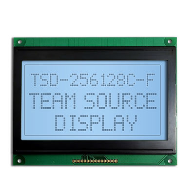 Modulo LCD monocromatico della visualizzazione di 256x128 FSTN del grafico positivo Transmissive su ordinazione della PANNOCCHIA