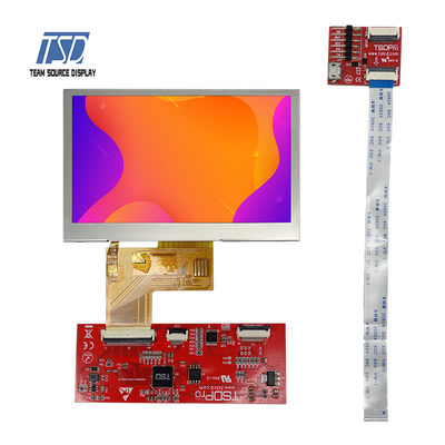 Risoluzione LCD a 4,3 pollici Transmissive ST7282 IC 500nits del modulo 480x272 di TN UART