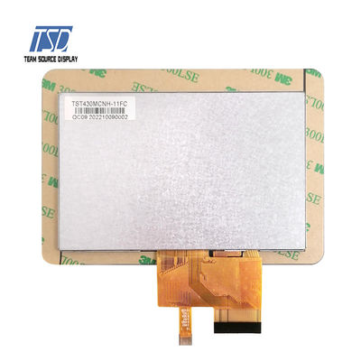 Luminanza TFT LCD dell'interfaccia 280nits di RGB Display HX8257 IC 480x272 a 4,3 pollici con PCT
