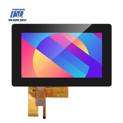 TSD TFT LCD standard modulo display a 7 pollici 450 pidocchi 800x480 RGB con pannello a sfioramento