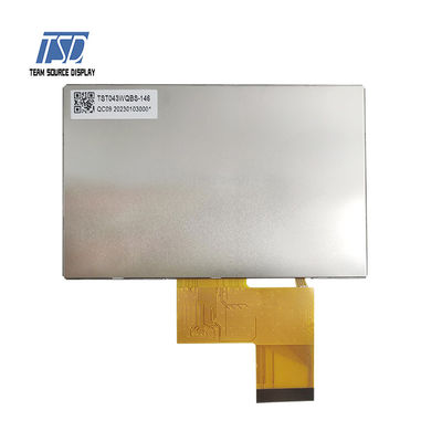 Esposizione LCD a 4,3 pollici di RGB 24bits 1000nits DST IPS per uso all'aperto