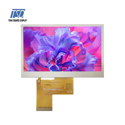 Esposizione LCD a 4,3 pollici di RGB 24bits 1000nits DST IPS per uso all'aperto