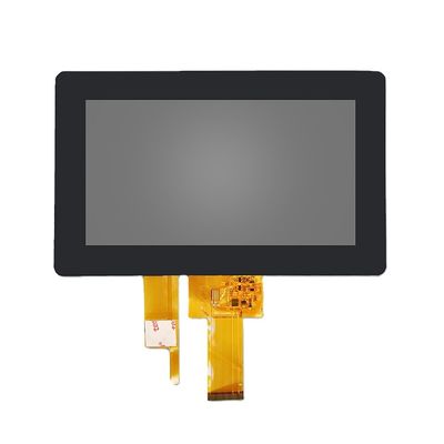 7 interfaccia capacitiva di RGB di luminosità del modulo 800x480 800cd/M2 di TFT LCD