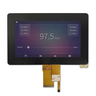 Touch screen capacitivo a 7 pollici 1024x600 con il vetro di IPS dell'interfaccia di 24bit RGB