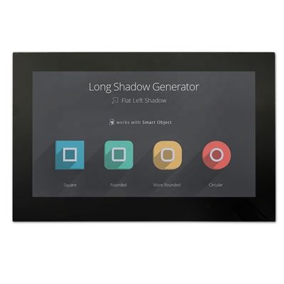 IPS di TFT LCD del touch screen dell'esposizione 10.1in di dimensione 1024x600 di luminosità di risoluzione 750