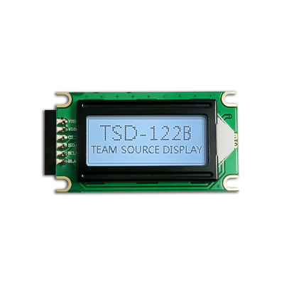 Area LCD di vista di modo 45x15.5mm dei moduli 1202 STN YG del carattere ST7066U-01