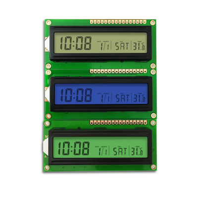 Moduli LCD del carattere di YG LED, colore della lampadina di verde dell'esposizione 16x2 dell'affissione a cristalli liquidi 5V