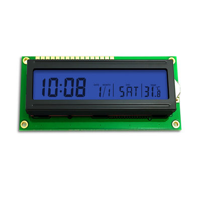Moduli LCD del carattere di YG LED, colore della lampadina di verde dell'esposizione 16x2 dell'affissione a cristalli liquidi 5V