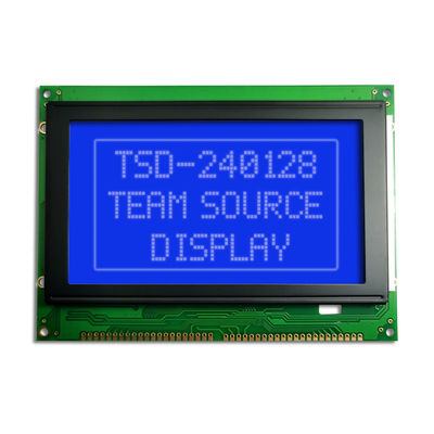 modulo LCD monocromatico della visualizzazione del grafico positivo blu giallo della PANNOCCHIA di 240X128 STN