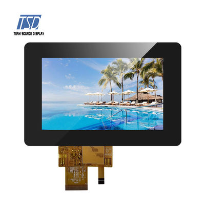 Esposizione a 5 pollici 800x480 di ILI5480 IC 500nits TFT LCD con lo schermo di TFT LCD dell'interfaccia di TTL