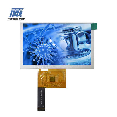 pannello a 5 pollici di LCD di IPS dell'interfaccia di SPI di risoluzione 800x480